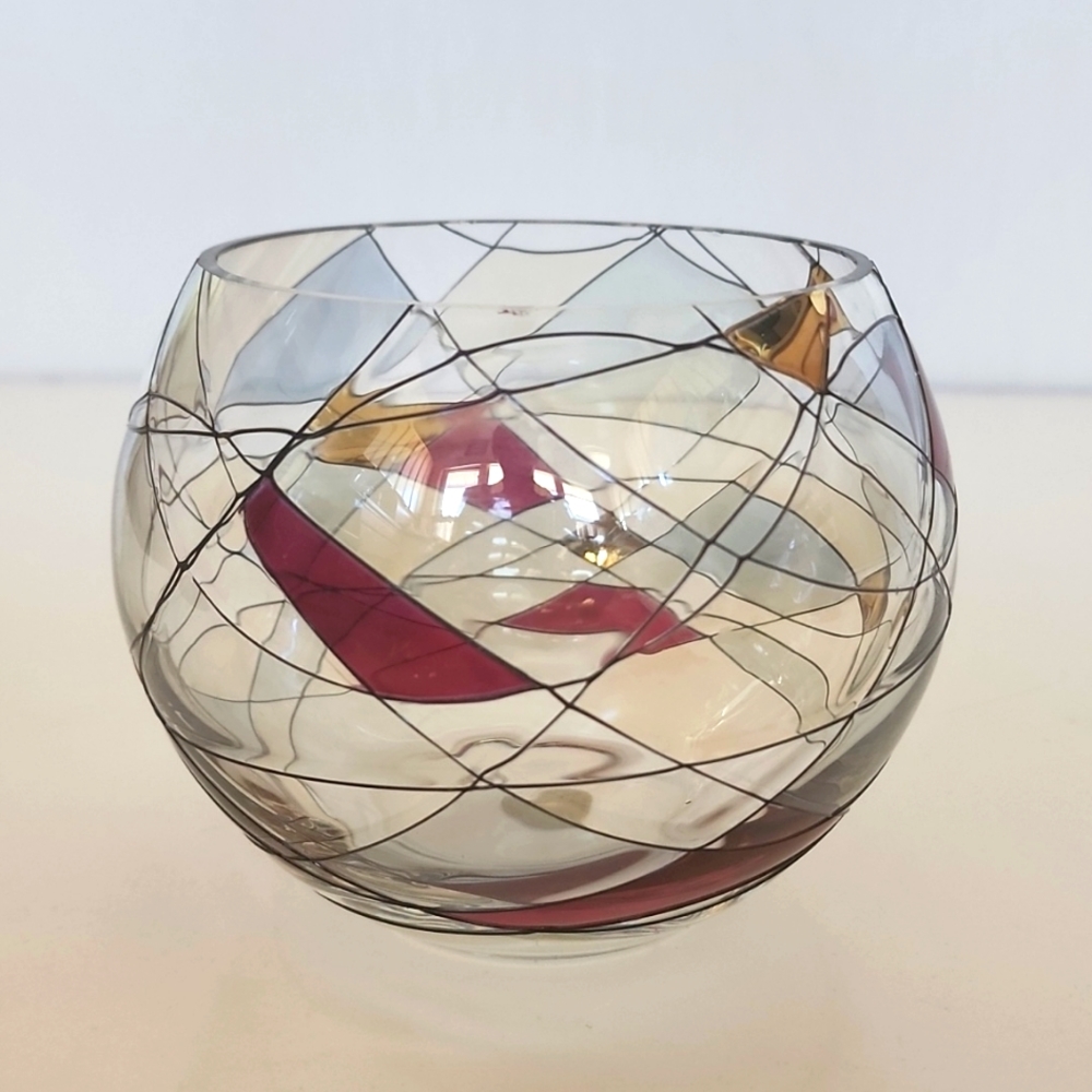 Partylite Candy Bowl. Made in Romania.